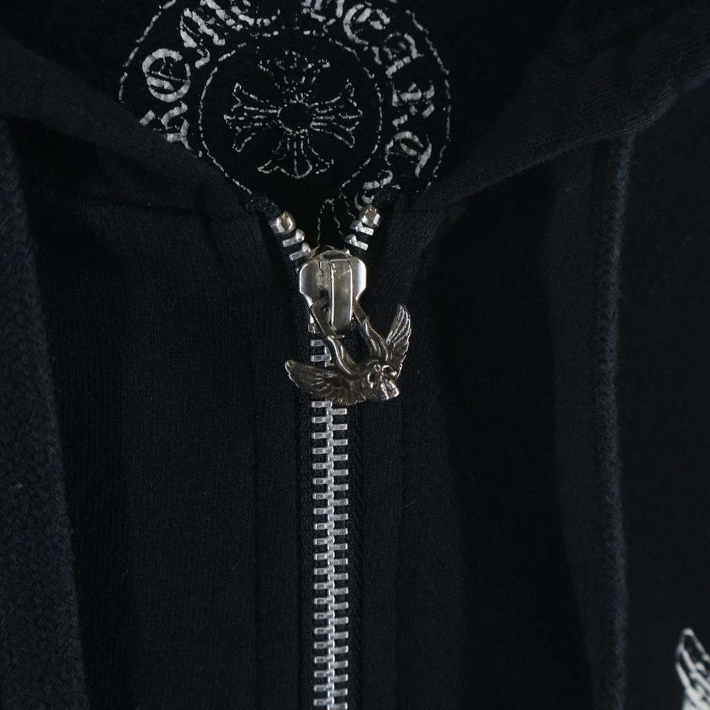 Chrome Hearts Sweatshirt HD Zip Foti Fotiback Print Zip Up Hoodie — view 6