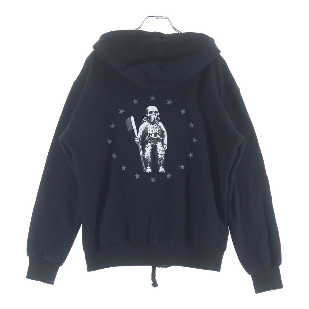Chrome Hearts Thrml HD Zip Foti Back Print Zip Up Hoodie