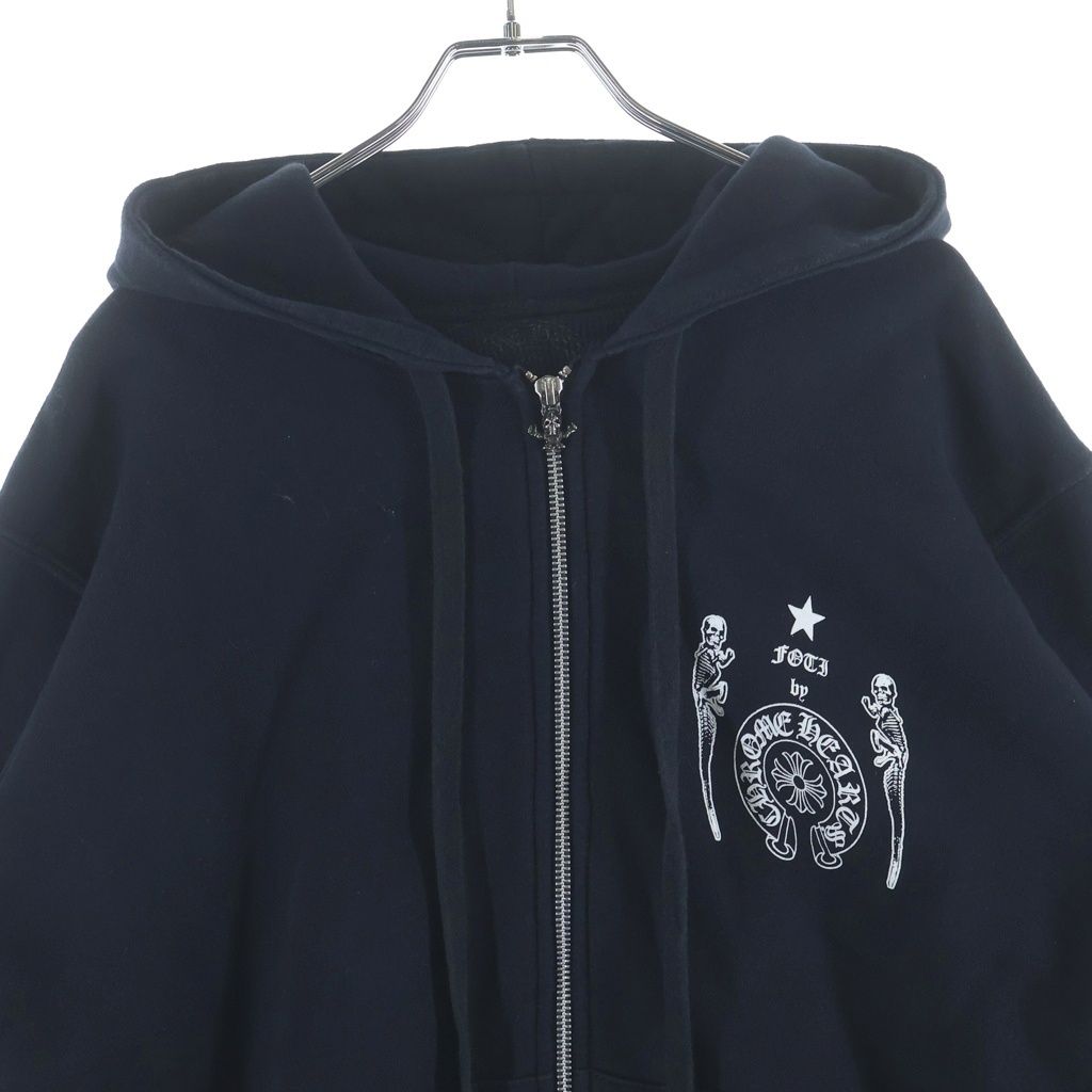 Chrome Hearts Thrml HD Zip Foti Back Print Zip Up Hoodie — view 3