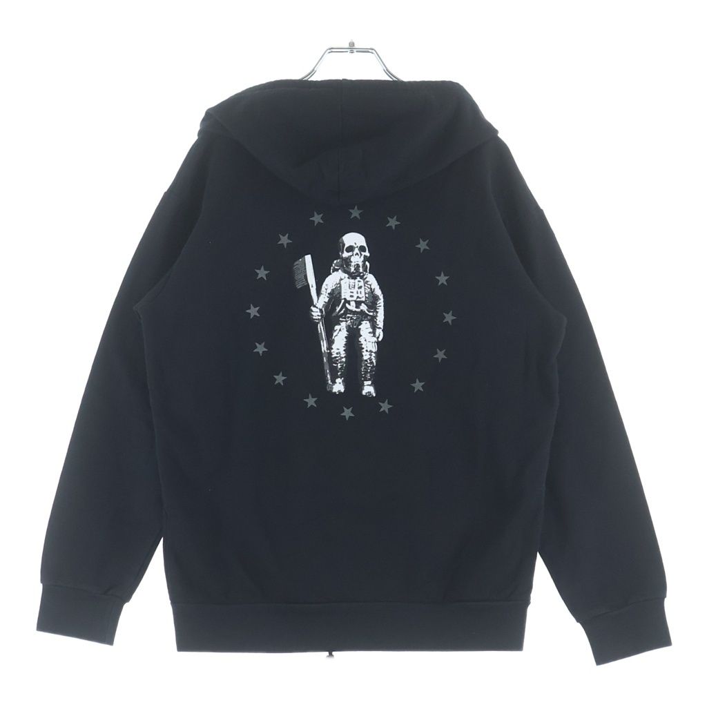 Chrome Hearts Sweatshirt HD Zip Foti Fotiback Print Zip Up Hoodie