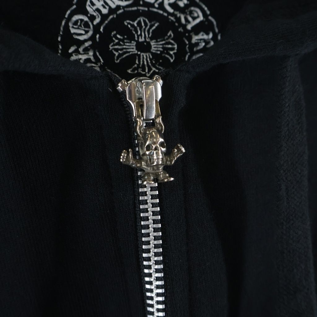 Chrome Hearts Sweatshirt HD Zip Foti Fotiback Print Zip Up Hoodie — view 5