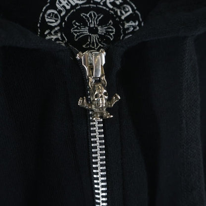 Chrome Hearts Sweatshirt HD Zip Foti Fotiback Print Zip Up Hoodie — view 5