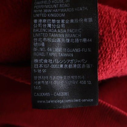 Balenciaga Cursive Oversized Hoodie Casual Military Embroidery Logo — view 8