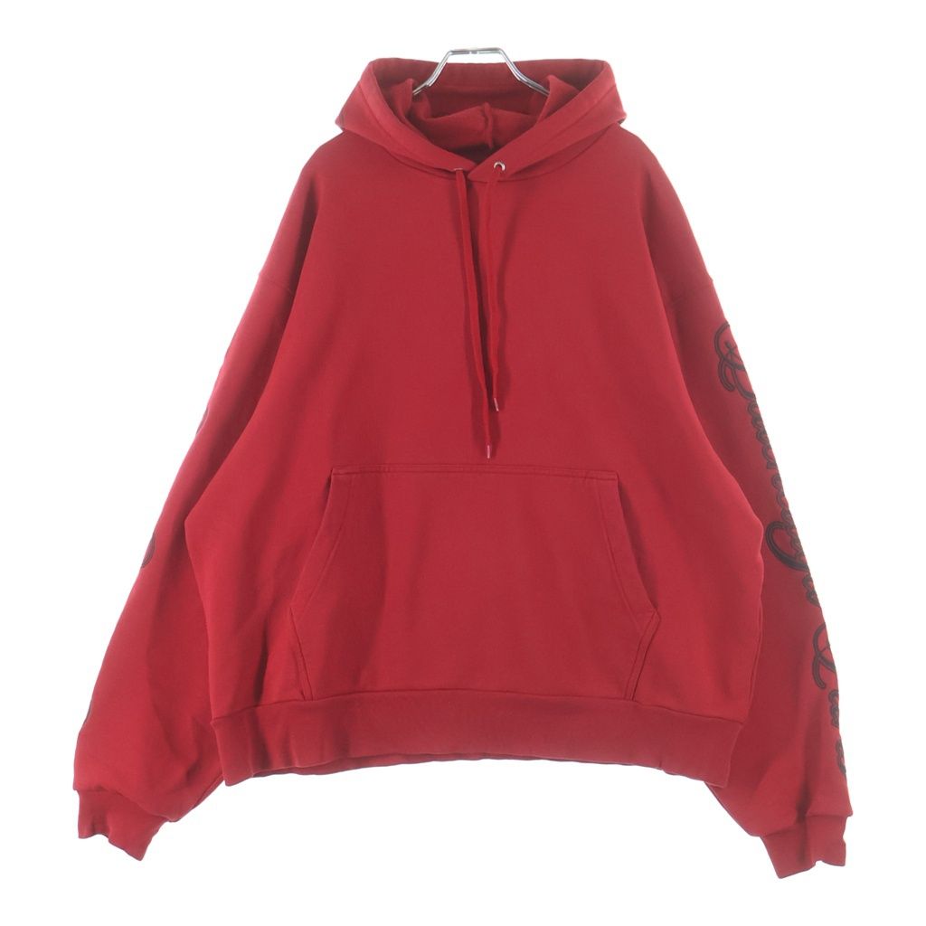 Balenciaga Cursive Oversized Hoodie Casual Military Embroidery Logo — view 2