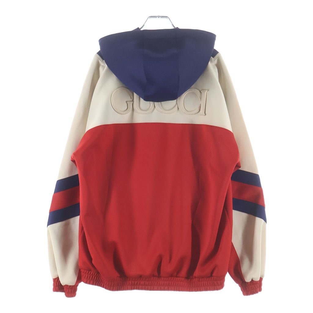 Gucci Neoprene Half Zip Webbed Jacket Zip Track Multicolor — view 2