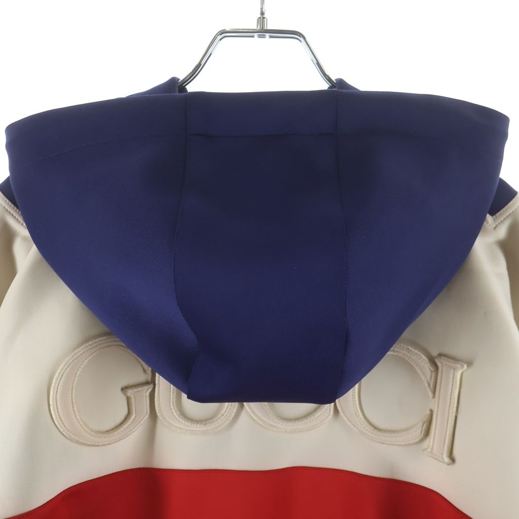 Gucci Neoprene Half Zip Webbed Jacket Zip Track Multicolor — view 4