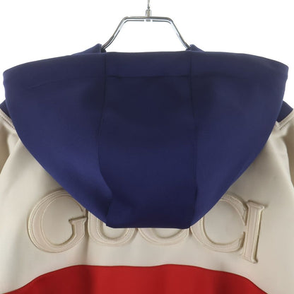 Gucci Neoprene Half Zip Webbed Jacket Zip Track Multicolor — view 4