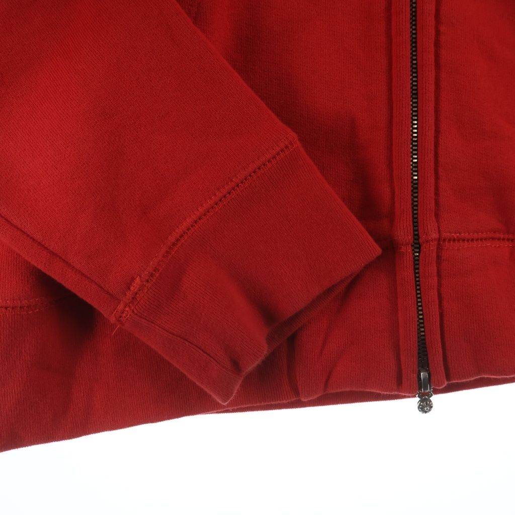 Chrome Hearts Not Cemetery Cross Zipup Hoodie King Taco Not Logo Embroidery Red — view 6