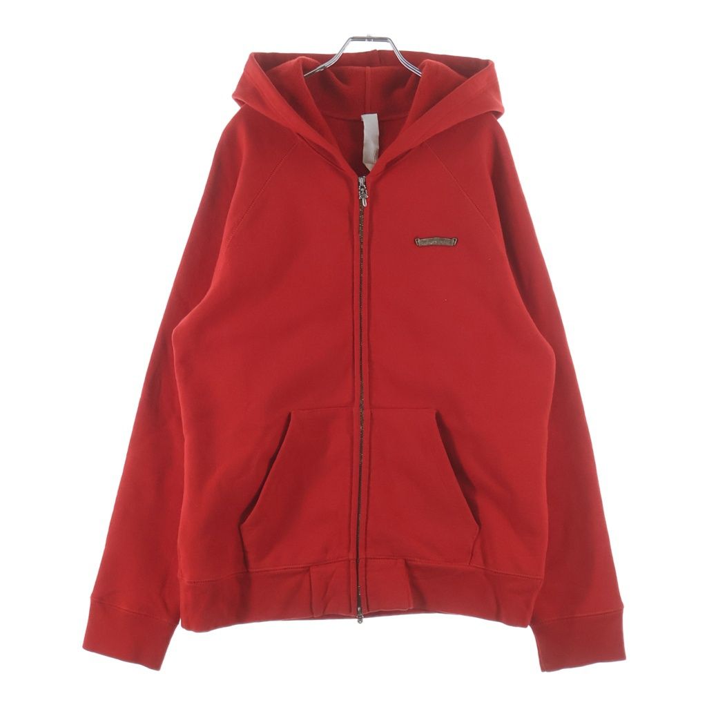 Chrome Hearts Not Cemetery Cross Zipup Hoodie King Taco Not Logo Embroidery Red — view 2