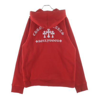 Chrome Hearts Not Cemetery Cross Zipup Hoodie King Taco Not Logo Embroidery Red