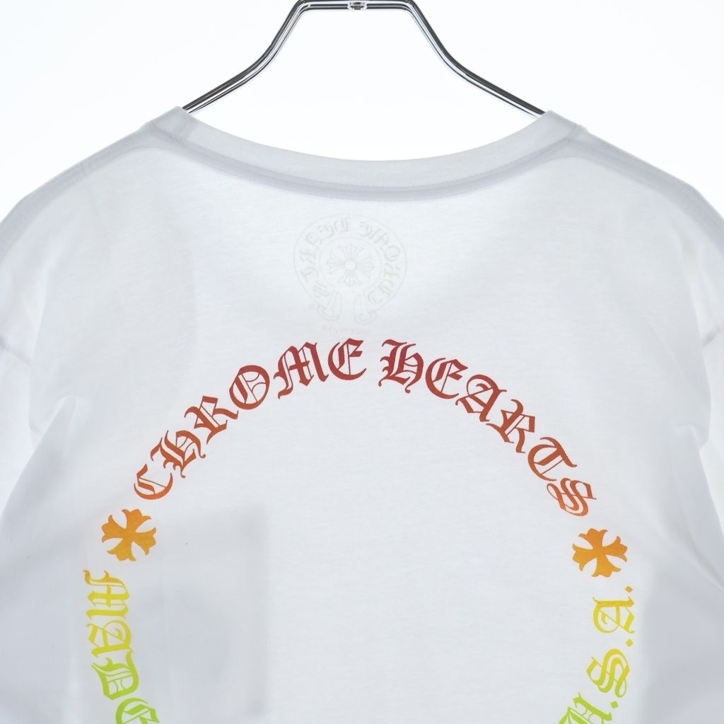 Chrome Hearts Back Grad Circle Logo Tee Gradation Crew Neck Short Sleeve — view 4