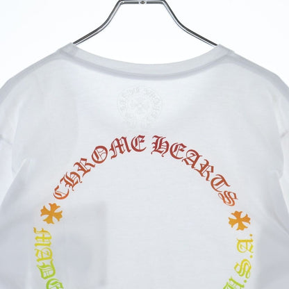 Chrome Hearts Back Grad Circle Logo Tee Gradation Crew Neck Short Sleeve — view 4
