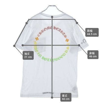 Chrome Hearts Back Grad Circle Logo Tee Gradation Crew Neck Short Sleeve — view 9