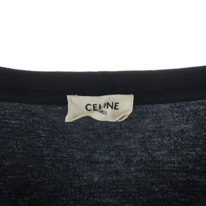 Celine Classic Logo Crew Neck Short Sleeve T-Shirt Black — view 7