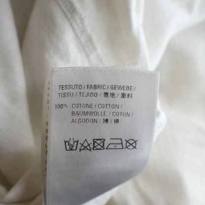 Balenciaga BB Logo Print Short Sleeve Crew Neck T-Shirt White — view 8