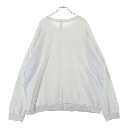 Chrome Hearts Not Allover Pattern CH Plus Jacquard Sweatshirt White — view 2