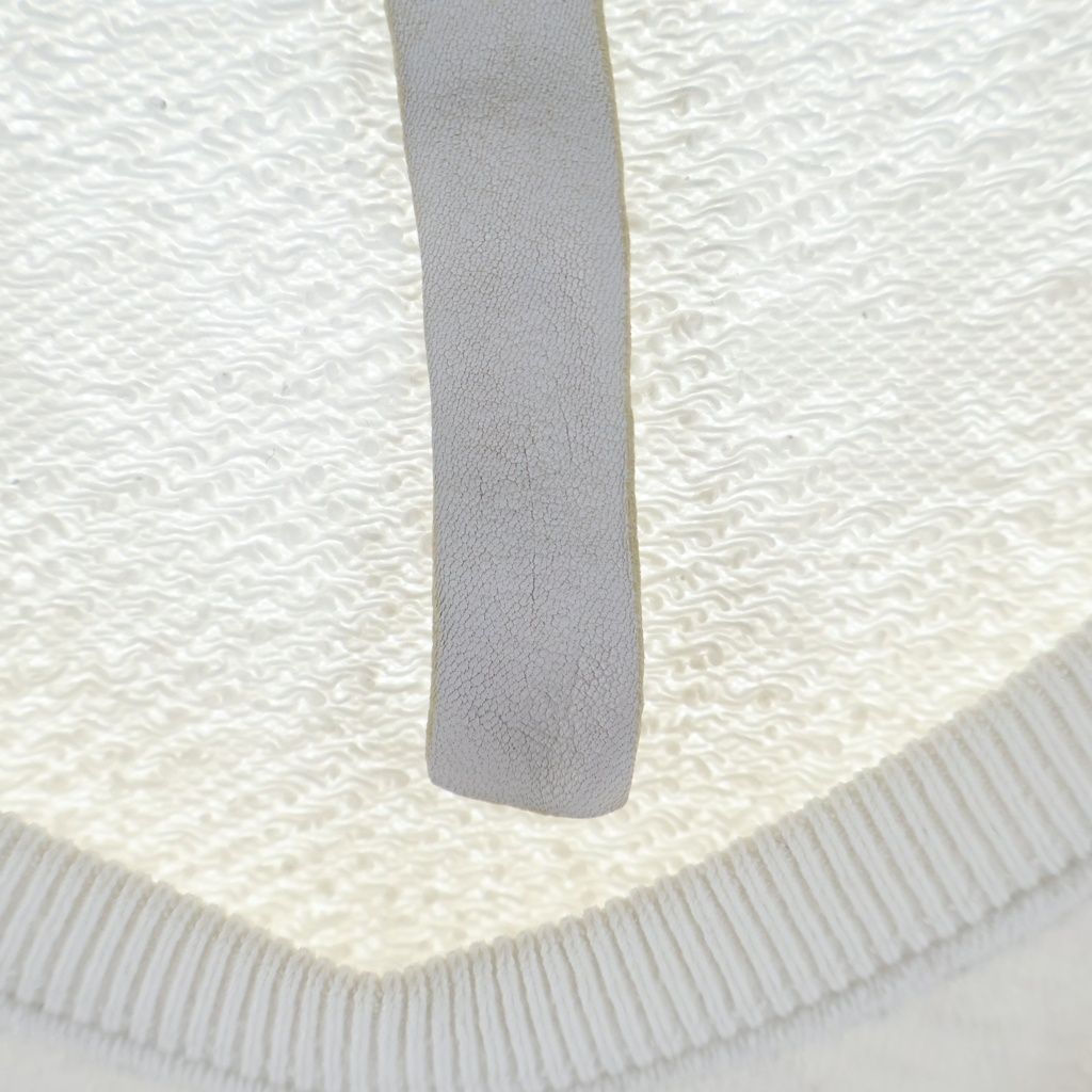 Chrome Hearts Not Allover Pattern CH Plus Jacquard Sweatshirt White — view 7