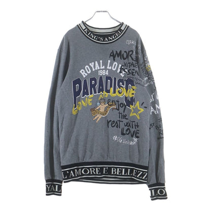 Dolce & Gabbana Graphic Print Sweatshirt Gray