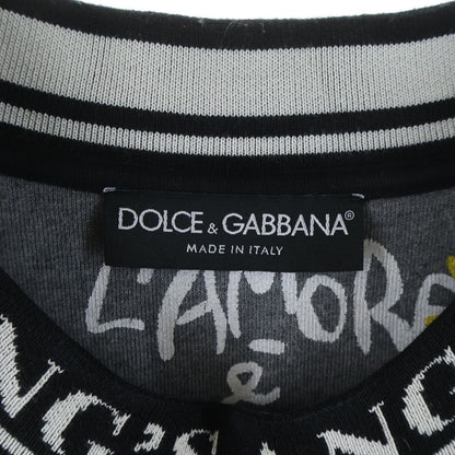 Dolce & Gabbana Graphic Print Sweatshirt Gray — view 6
