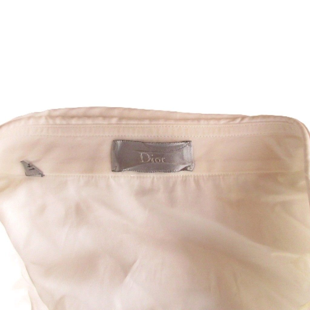 Dior Homme Shirt 41 White Tailored Banded Collar Long Sleeve SJ — view 5