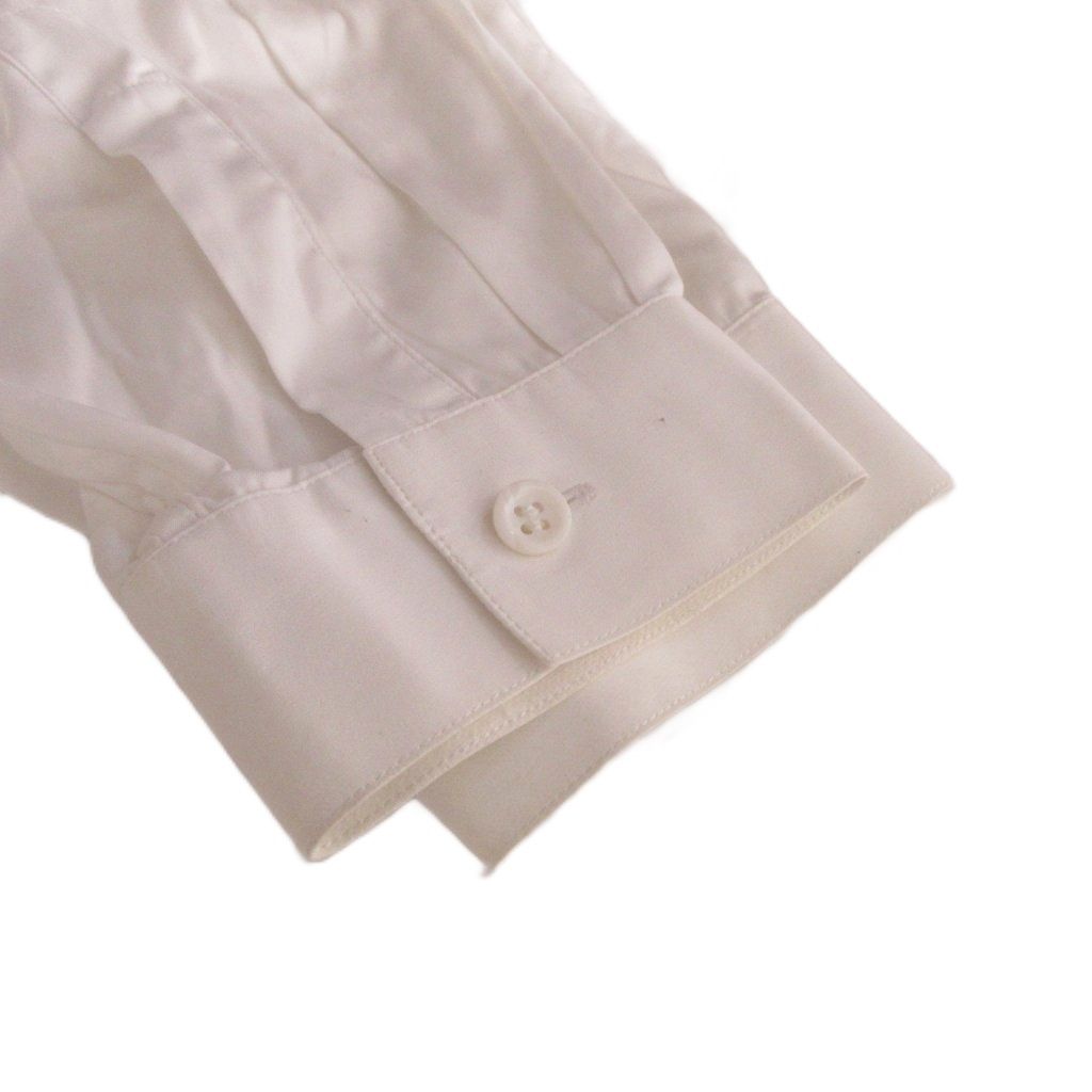 Dior Homme Shirt 41 White Tailored Banded Collar Long Sleeve SJ — view 4