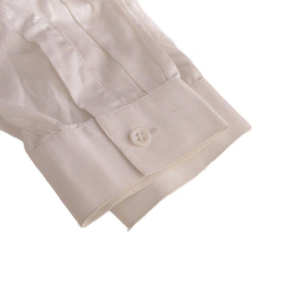 Dior Homme Shirt 41 White Tailored Banded Collar Long Sleeve SJ — view 4
