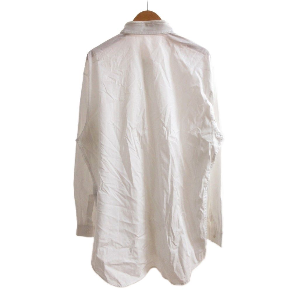 Dior Homme Shirt 41 White Tailored Banded Collar Long Sleeve SJ — view 2
