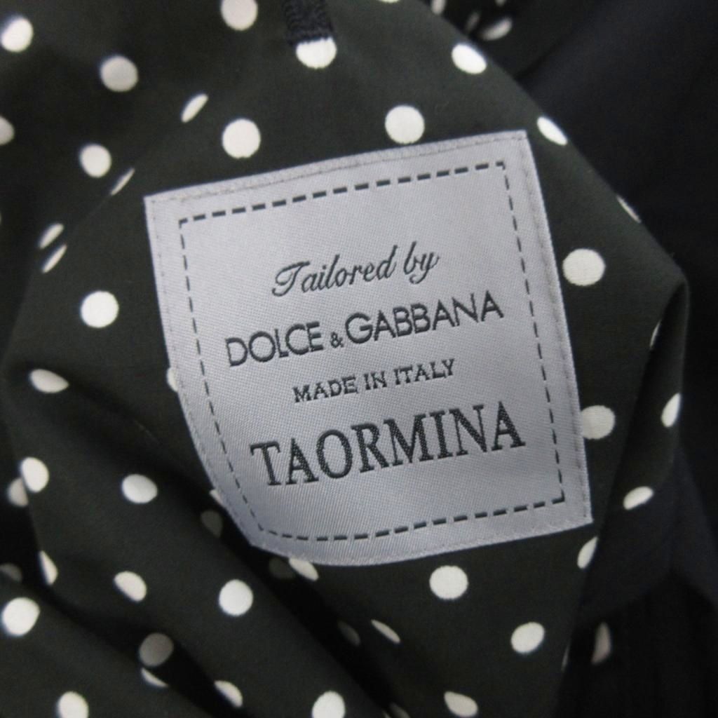Dolce & Gabbana Taormina Single Suit Set Tailored Jacket Trousers Dot Pattern — view 6