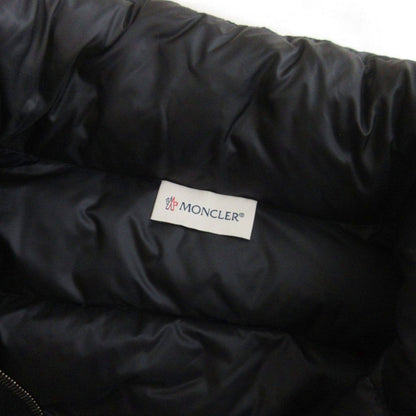 Moncler Maglione Cardigan Down Jacket Full Zip Knit Contrast Black — view 6