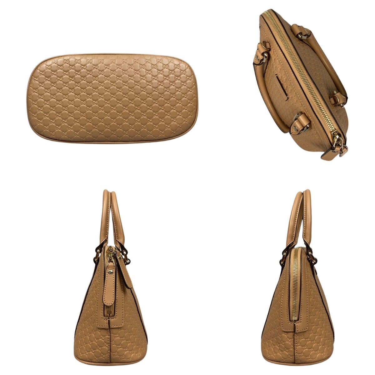 Gucci Micro Guccissima 2-Way Handbag Beige — view 4