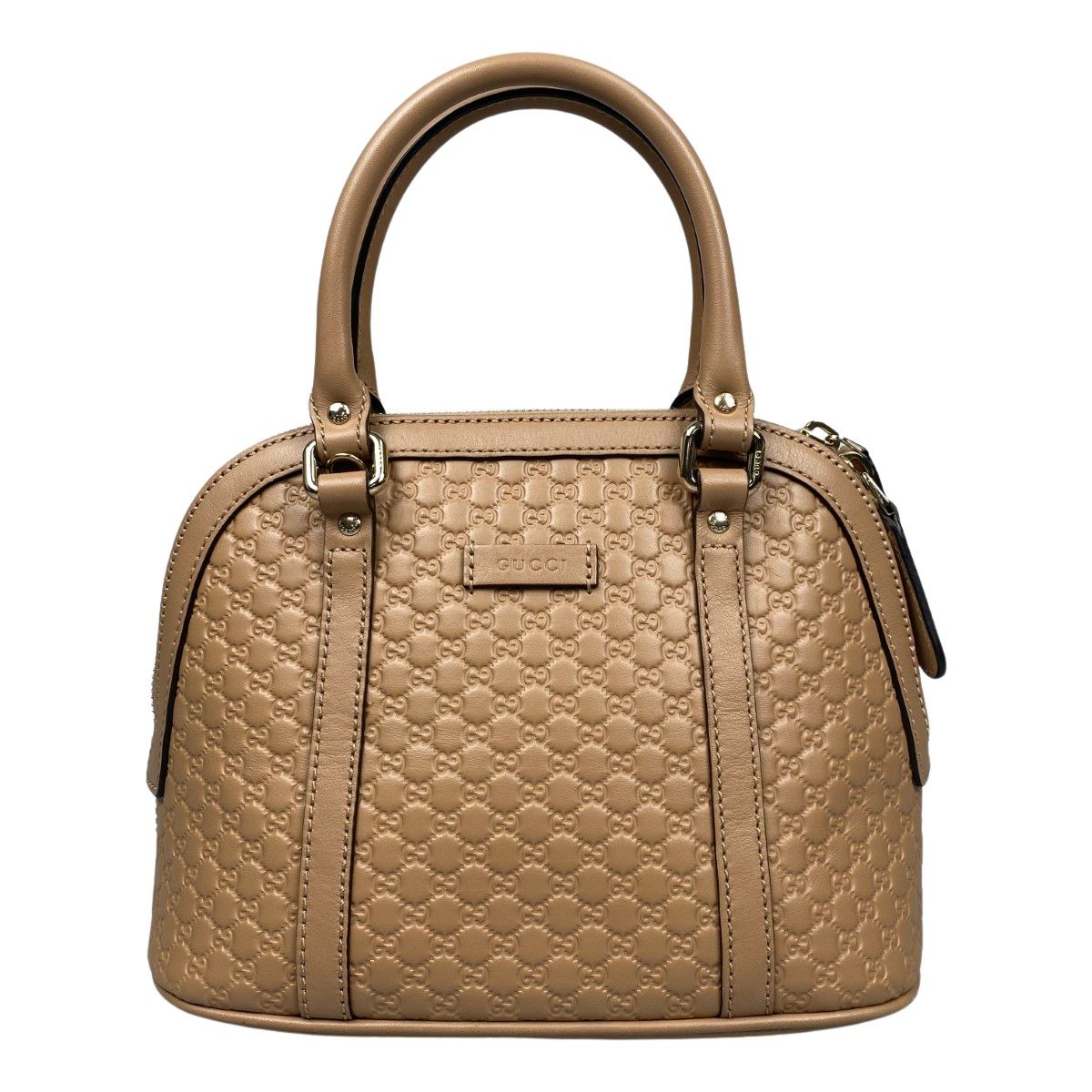 Gucci Micro Guccissima 2-Way Handbag Beige — view 2