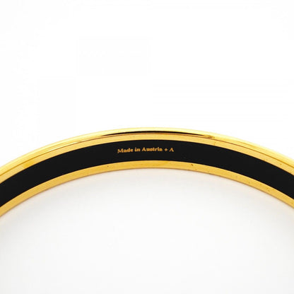 Hermes Bangle Enamel PM Gold Plated Cloisonne Multicolor Bracelet — view 5