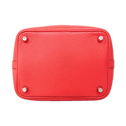 Hermes Handbag Picotin Lock PM Taurillon Clemence Rose Silver — view 3