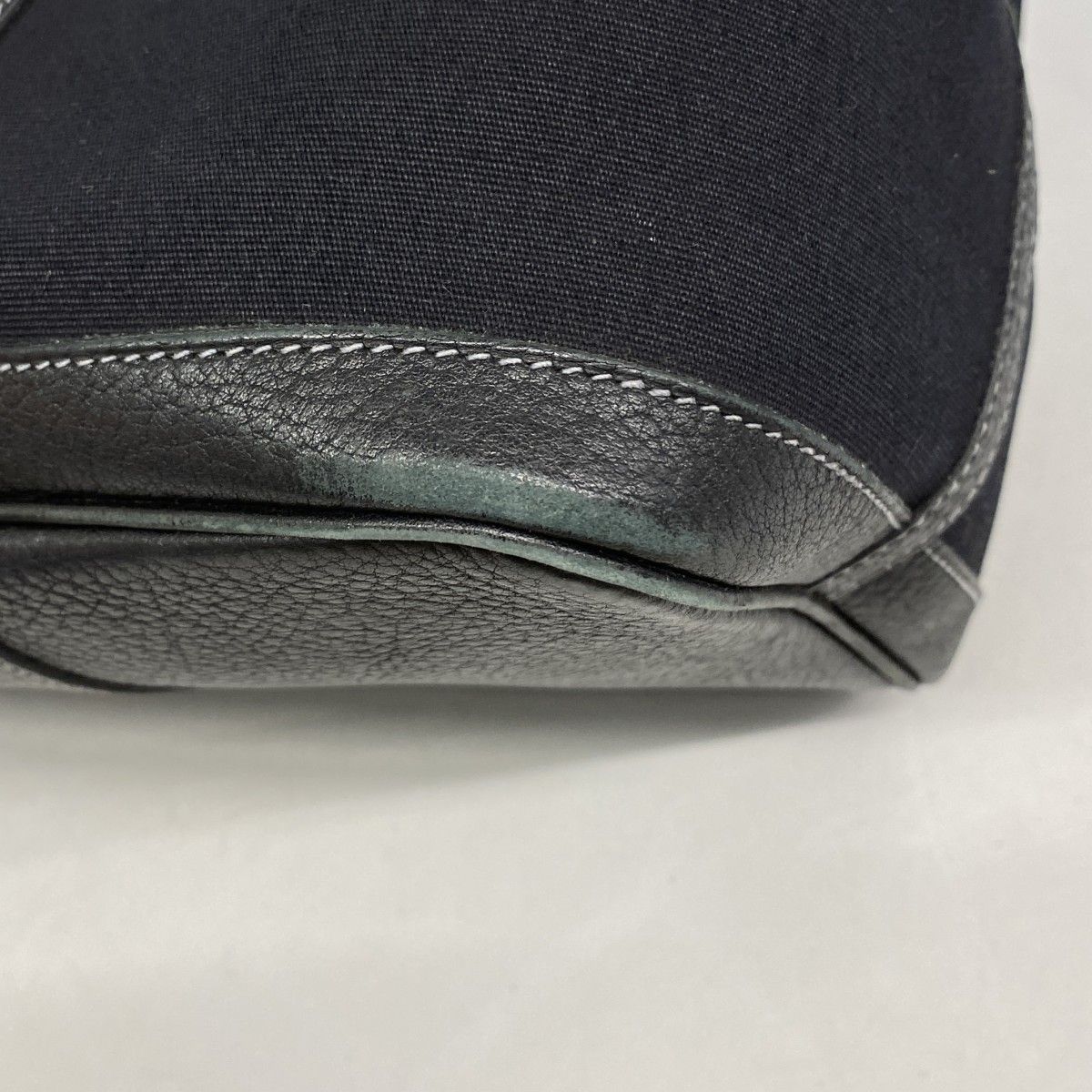 Hermes Tote Garden Party PM Toile Officier Black Silver — view 6
