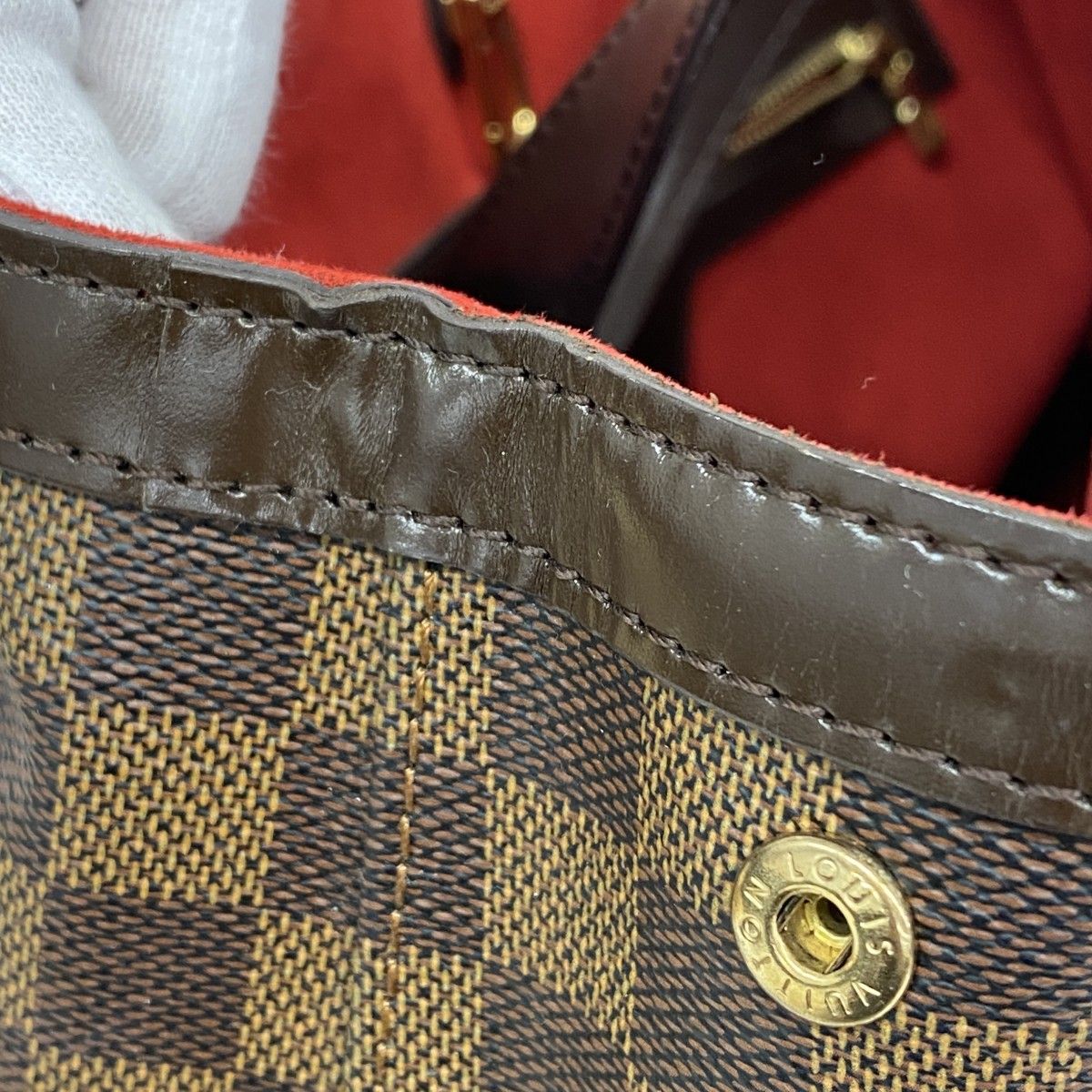 Louis Vuitton Tote Damier Hampstead MM Ebene — view 9