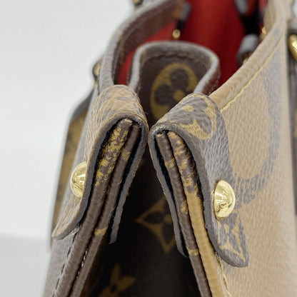 Louis Vuitton Tote Monogram Giant Reverse On The Go MM Brown — view 7
