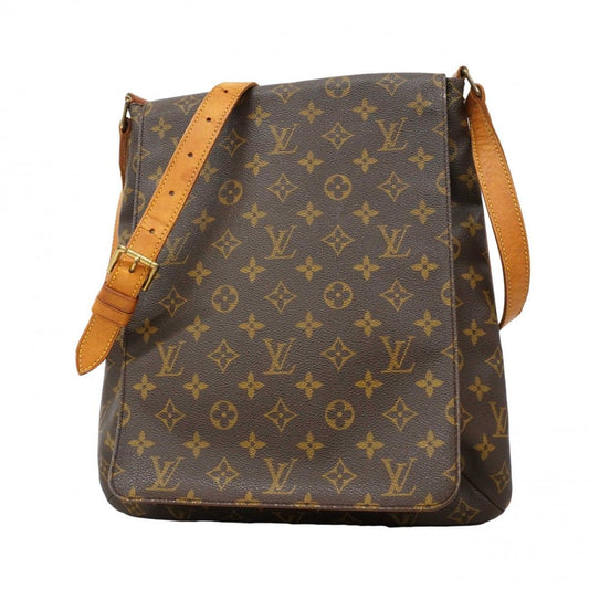 Louis Vuitton Shoulder Bag Monogram Musette Brown