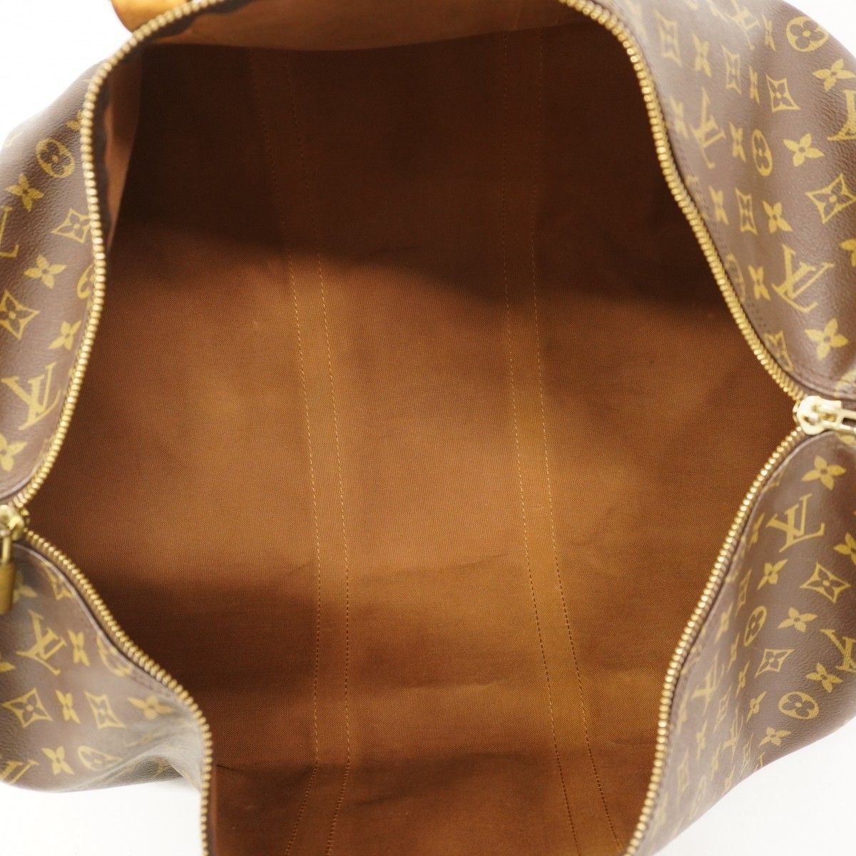 Louis Vuitton Boston Bag Monogram Keepall Bandouliere 55 Brown — view 4