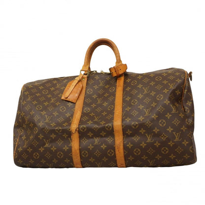 Louis Vuitton Boston Bag Monogram Keepall Bandouliere 55 Brown