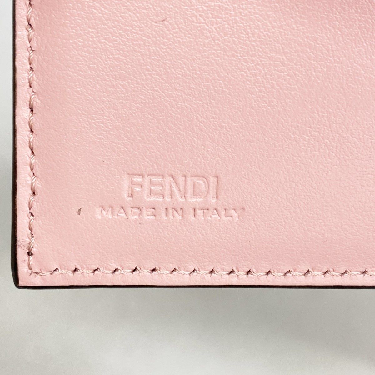 Fendi Trifold Wallet Zucca Mon Star Brown Gold — view 5