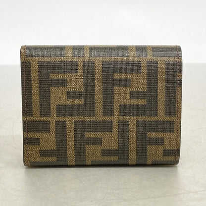 Fendi Trifold Wallet Zucca Mon Star Brown Gold — view 3