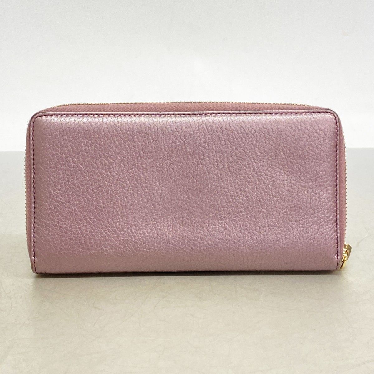 Gucci Wallet Soho Leather Purple Gold — view 8