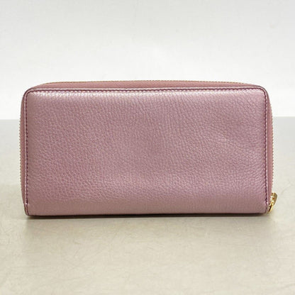 Gucci Wallet Soho Leather Purple Gold — view 8