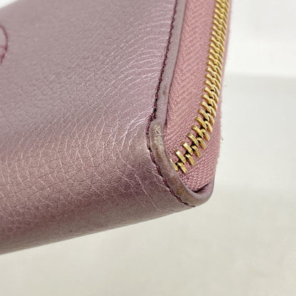 Gucci Wallet Soho Leather Purple Gold — view 6