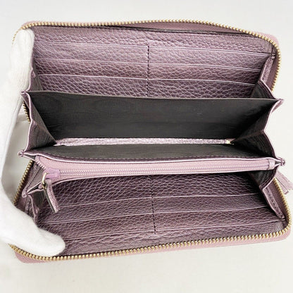 Gucci Wallet Soho Leather Purple Gold — view 3
