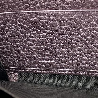 Gucci Wallet Soho Leather Purple Gold — view 4