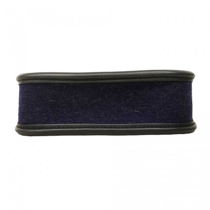 Hermes Shoulder Bag Evelyne TPM Felt Navy Silver — view 3