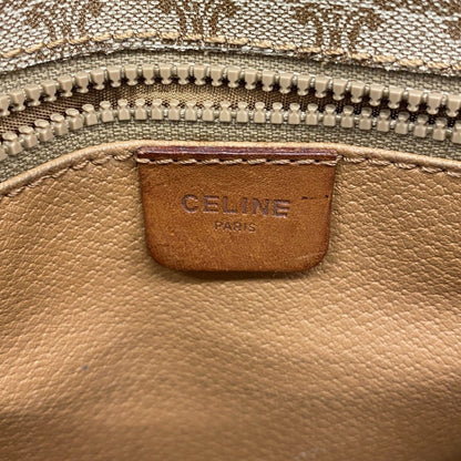 Celine Shoulder Bag Macadam Beige Gold — view 5