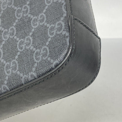 Gucci Clutch GG Supreme Black Silver — view 6
