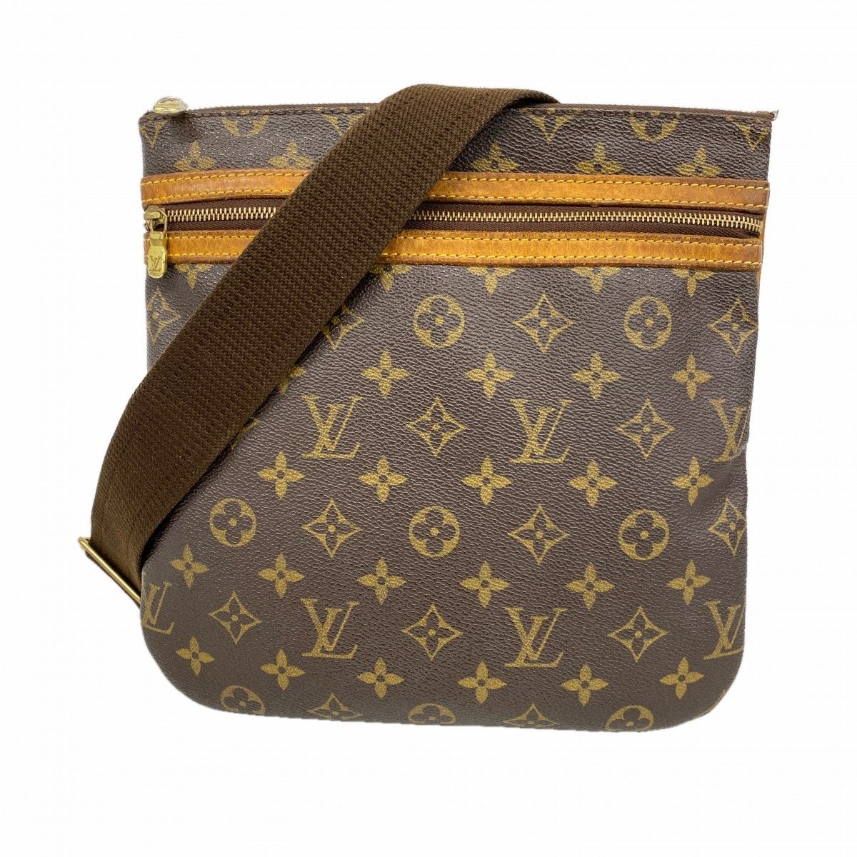 Louis Vuitton Shoulder Bag Monogram Pochette Bosphore Brown